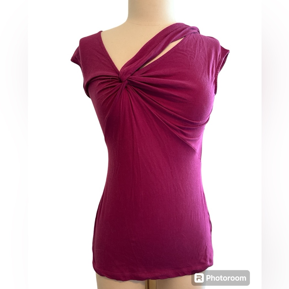 Anthropologie Deletta Purple Blouse Top Small